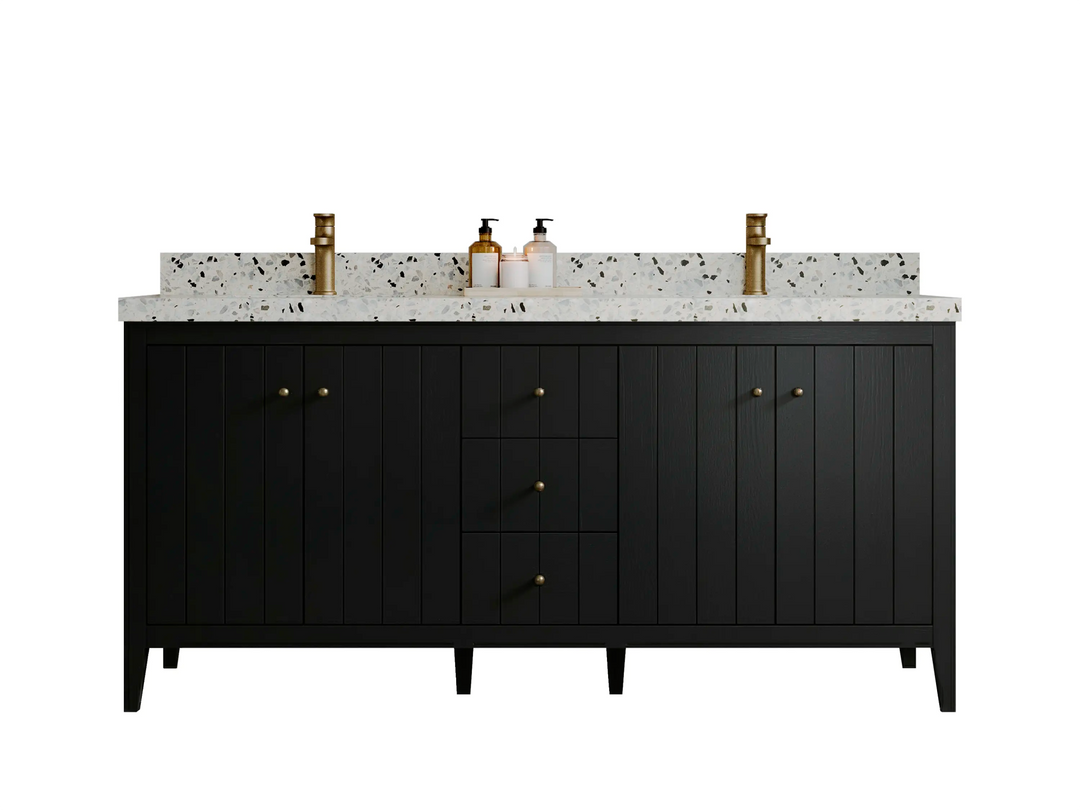 Atlanta 72 in. W x 22 in. D Double Sink Bathroom Vanity - Willow Bath and Vanity