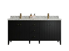 Atlanta 72 in. W x 22 in. D Double Sink Bathroom Vanity - photo 1