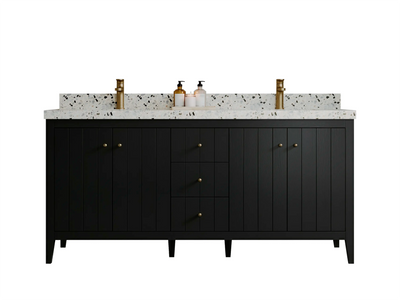 Atlanta 72 in. W x 22 in. D Double Sink Bathroom Vanity - Willow Bath and Vanity