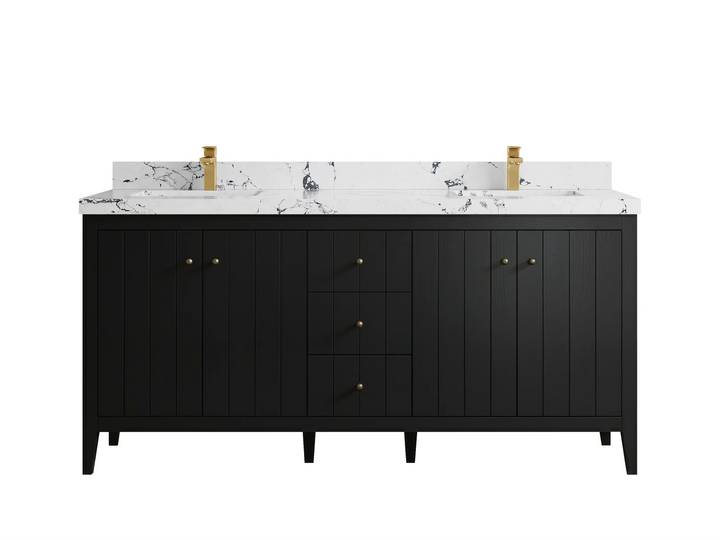 Atlanta 72 in. W x 22 in. D Double Sink Bathroom Vanity - photo 25