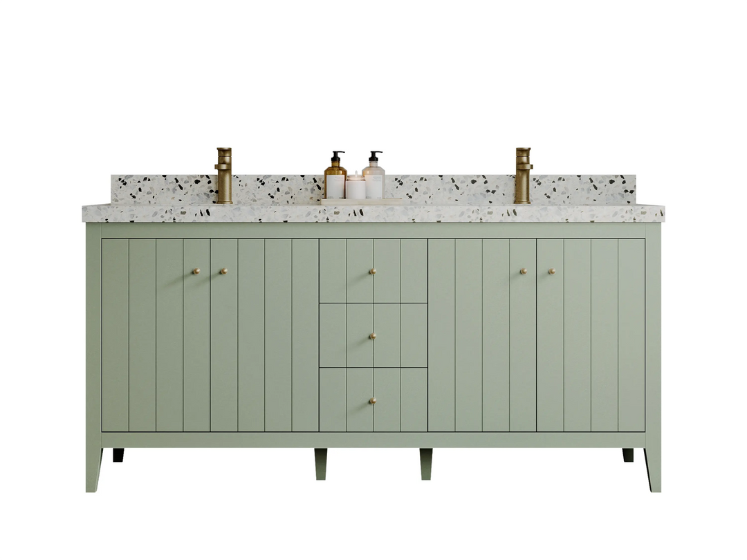 Atlanta 72 in. W x 22 in. D Double Sink Bathroom Vanity - Willow Bath and Vanity