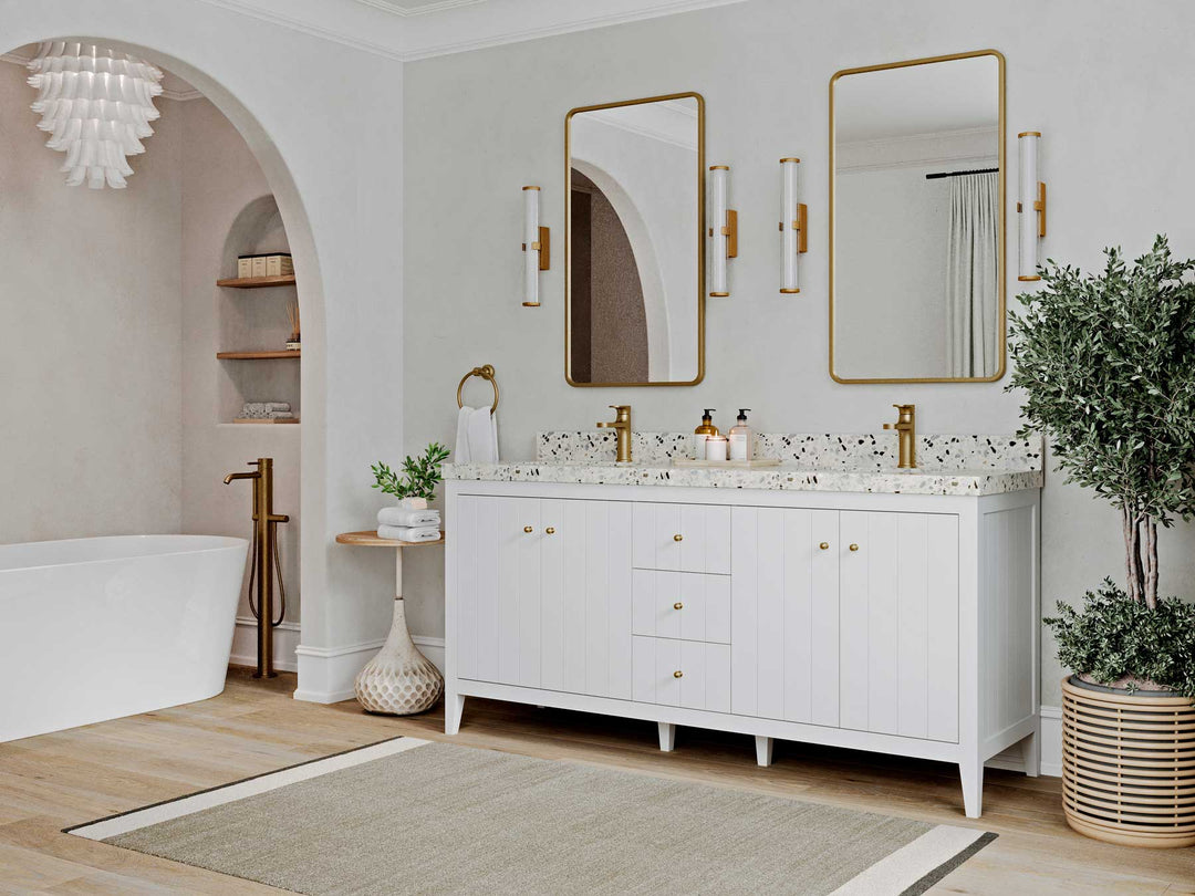 Atlanta 72 in. W x 22 in. D Double Sink Bathroom Vanity - Willow Bath and Vanity