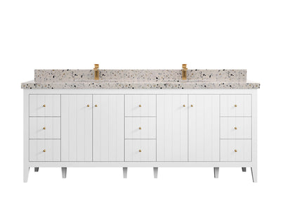 Atlanta 84 in. W x 22 in. D Double Sink Bathroom Vanity - Willow Bath and Vanity