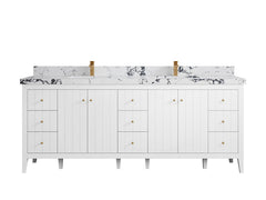 Atlanta 84 in. W x 22 in. D Double Sink Bathroom Vanity - photo 15