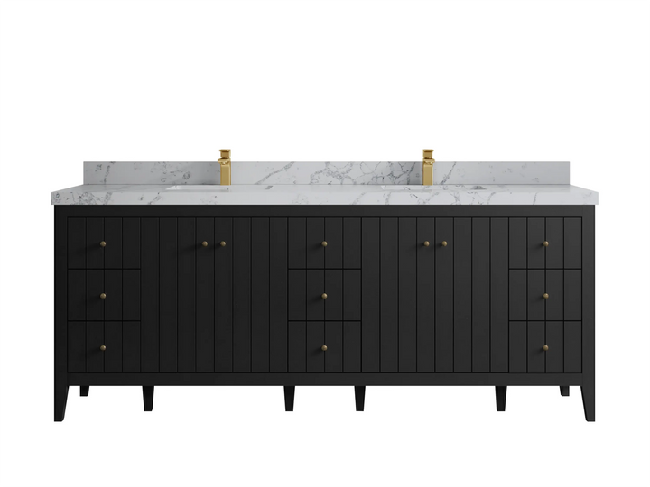 Atlanta 84 in. W x 22 in. D Double Sink Bathroom Vanity - photo 23