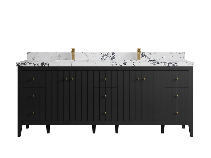 Atlanta 84 in. W x 22 in. D Double Sink Bathroom Vanity - photo 21