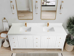 Atlanta 84 in. W x 22 in. D Double Sink Bathroom Vanity - photo 42