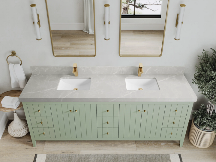Atlanta 84 in. W x 22 in. D Double Sink Bathroom Vanity - photo 41