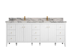 Atlanta 84 in. W x 22 in. D Double Sink Bathroom Vanity - photo 21