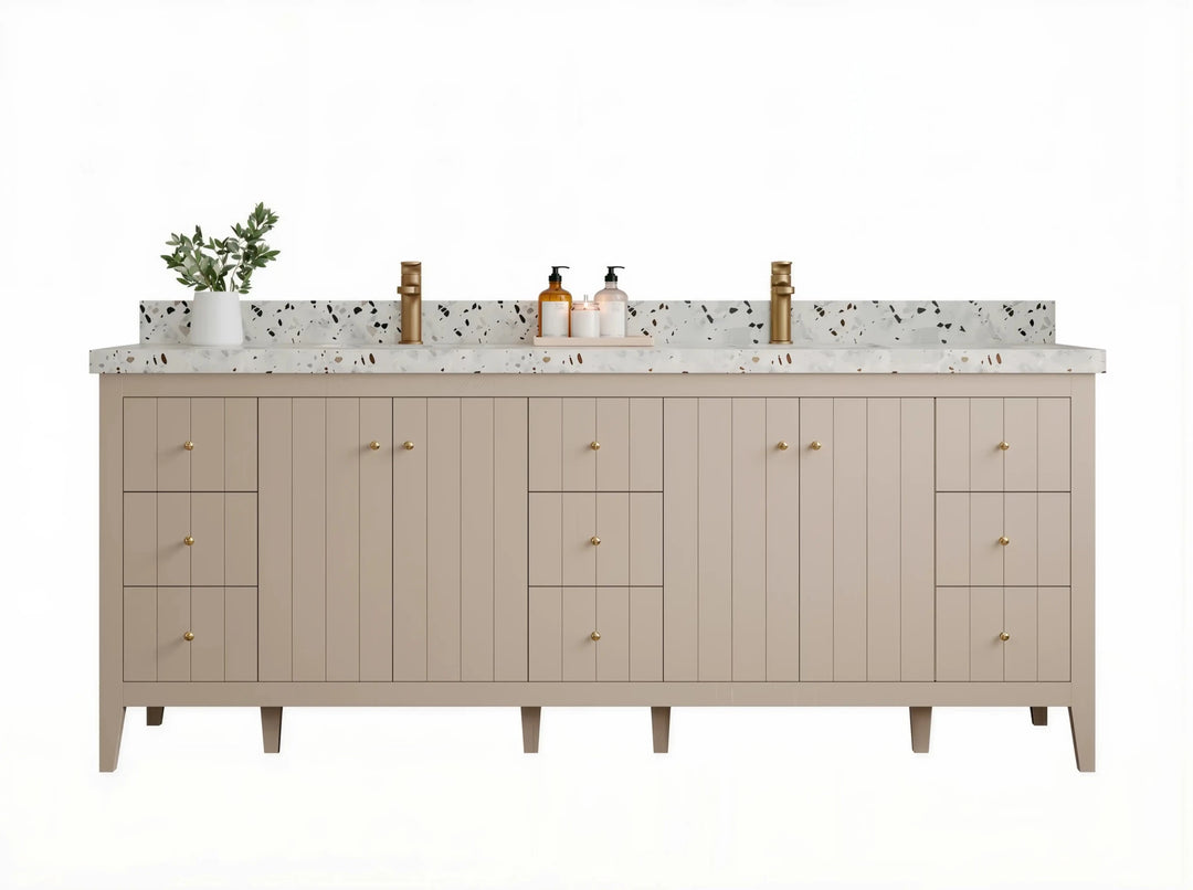Bathroom Vanities - Bathroom Vanity with Countertop and Backsplash - photo 4