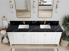 Atlanta 84 in. W x 22 in. D Double Sink Bathroom Vanity - photo 22