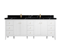 Atlanta 84 in. W x 22 in. D Double Sink Bathroom Vanity - photo 23