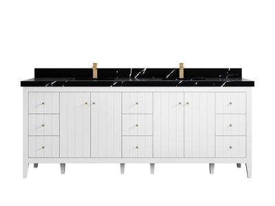 Atlanta 84 in. W x 22 in. D Double Sink Bathroom Vanity - Willow Bath and Vanity