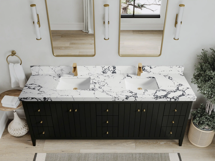 Atlanta 84 in. W x 22 in. D Double Sink Bathroom Vanity - photo 20