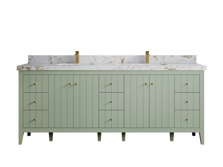 Atlanta 84 in. W x 22 in. D Double Sink Bathroom Vanity - photo 52