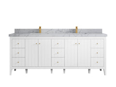 Atlanta 84 in. W x 22 in. D Double Sink Bathroom Vanity - photo 17