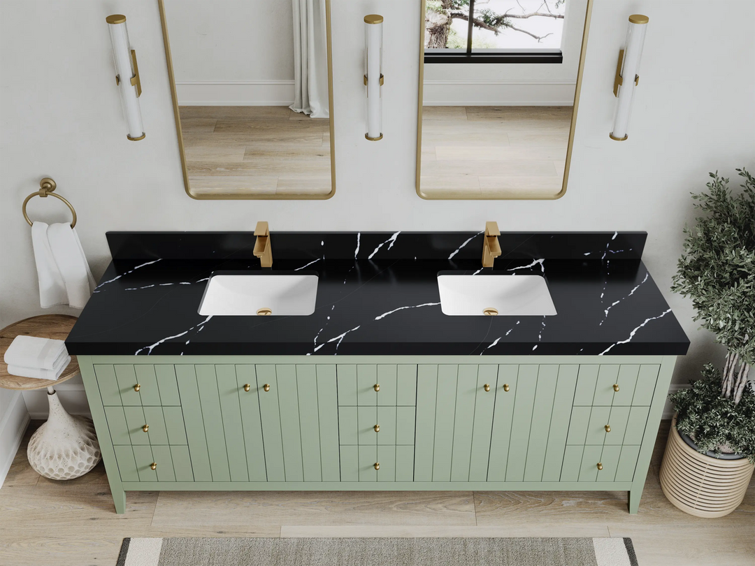 Atlanta 84 in. W x 22 in. D Double Sink Bathroom Vanity - Willow Bath and Vanity