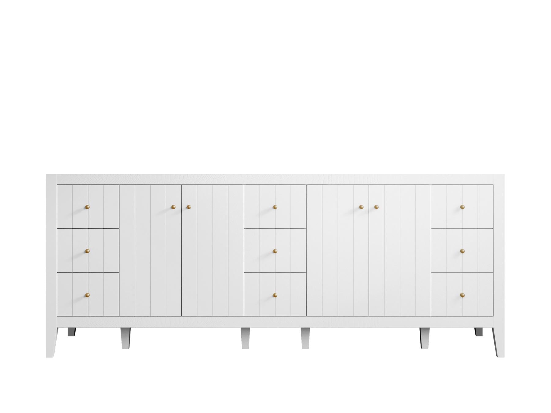 Atlanta 84 in. W x 22 in. D Double Sink Bathroom Vanity - Willow Bath and Vanity