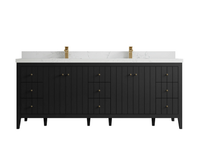 Atlanta 84 in. W x 22 in. D Double Sink Bathroom Vanity - Willow Bath and Vanity
