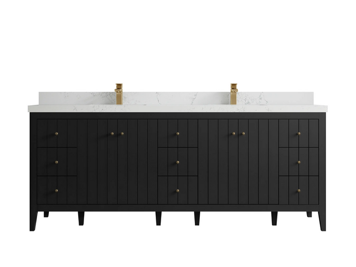 Atlanta 84 in. W x 22 in. D Double Sink Bathroom Vanity - photo 49