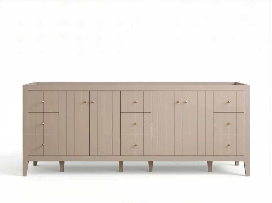 Atlanta 84 in. W x 22 in. D Double Sink Bathroom Vanity | 
              
                 Fine Grain Linen Beige
                
                  
             - ATL-CAB-FNG-83 - photo №36