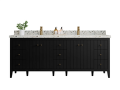 Atlanta 84 in. W x 22 in. D Double Sink Bathroom Vanity - photo 1