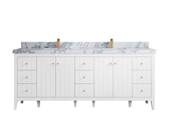 Atlanta 84 in. W x 22 in. D Double Sink Bathroom Vanity - photo 31