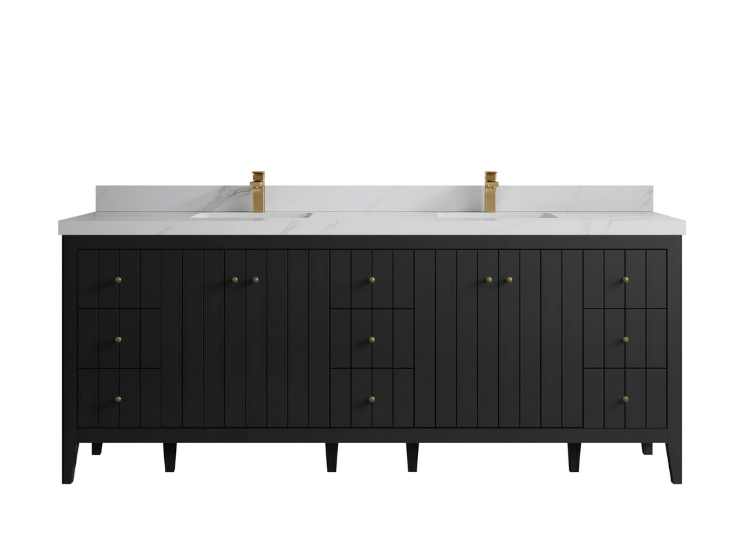 Atlanta 84 in. W x 22 in. D Double Sink Bathroom Vanity - Willow Bath and Vanity