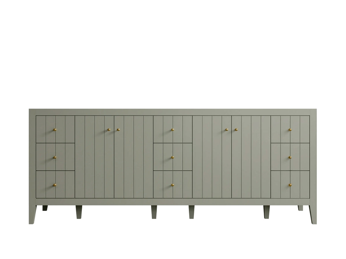Atlanta 84 in. W x 22 in. D Double Sink Bathroom Vanity - Willow Bath and Vanity