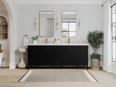 Atlanta 84 in. W x 22 in. D Double Sink Bathroom Vanity - photo 4