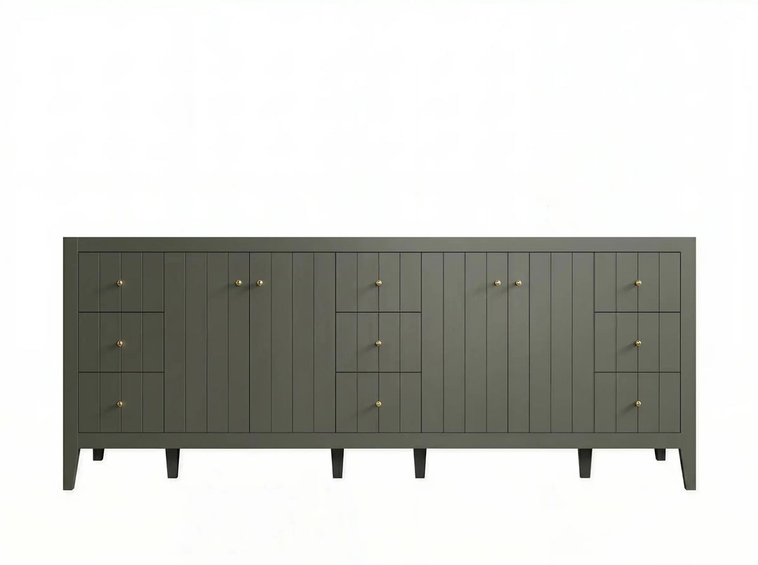 Atlanta 84 in. W x 22 in. D Double Sink Bathroom Vanity | 
              
                Pewter Green
                
                  
             - ATL-CAB-PGN-83 - photo №36