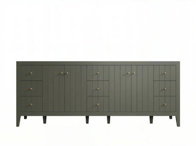 Atlanta 84 in. W x 22 in. D Double Sink Bathroom Vanity - Willow Bath and Vanity