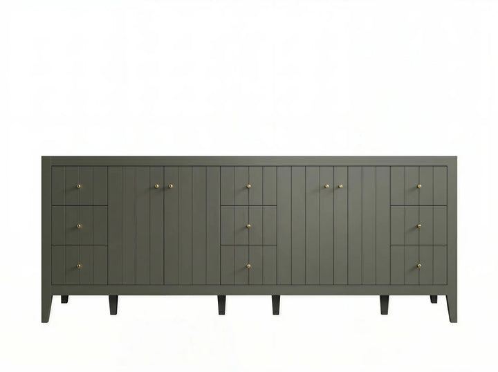 Atlanta 84 in. W x 22 in. D Double Sink Bathroom Vanity - photo 36