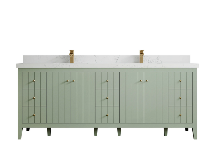 Atlanta 84 in. W x 22 in. D Double Sink Bathroom Vanity - photo 40