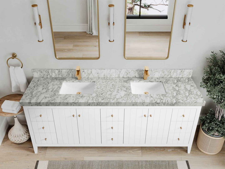 Atlanta 84 in. W x 22 in. D Double Sink Bathroom Vanity - photo 33