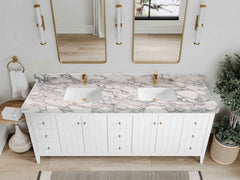 Atlanta 84 in. W x 22 in. D Double Sink Bathroom Vanity - photo 20