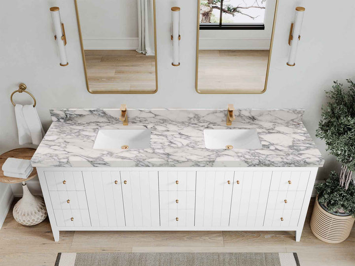 Atlanta 84 in. W x 22 in. D Double Sink Bathroom Vanity - photo 19