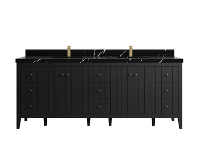 Atlanta 84 in. W x 22 in. D Double Sink Bathroom Vanity - Willow Bath and Vanity