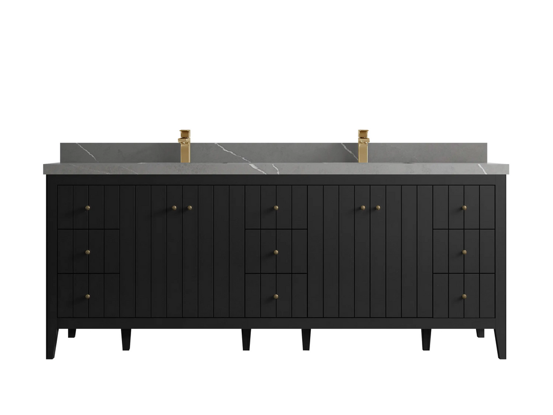 Atlanta 84 in. W x 22 in. D Double Sink Bathroom Vanity - Willow Bath and Vanity