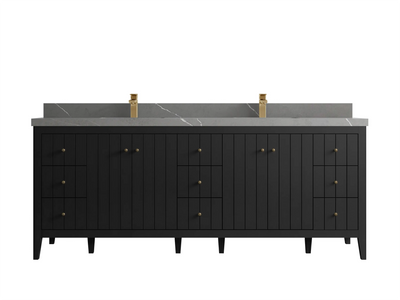 Atlanta 84 in. W x 22 in. D Double Sink Bathroom Vanity - Willow Bath and Vanity