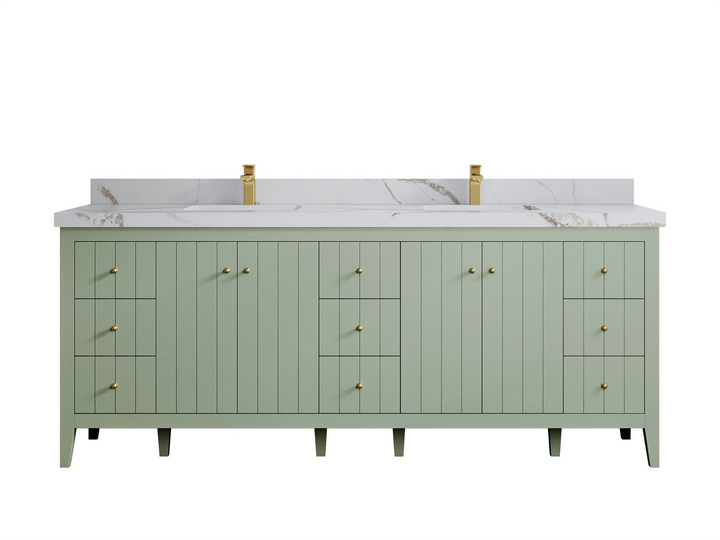 Atlanta 84 in. W x 22 in. D Double Sink Bathroom Vanity - photo 20