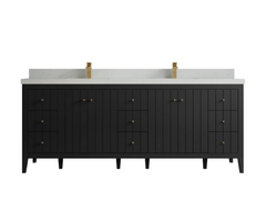 Atlanta 84 in. W x 22 in. D Double Sink Bathroom Vanity - photo 41