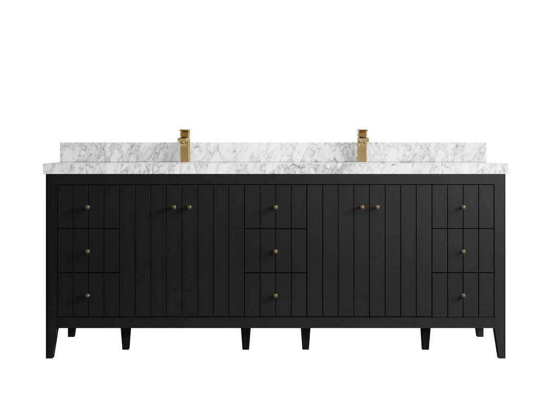 Atlanta 84 in. W x 22 in. D Double Sink Bathroom Vanity - Willow Bath and Vanity