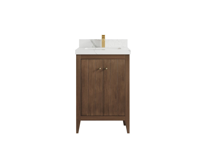 Atlanta Teak Wood 24 in. W x 22 in. D Single Sink Bathroom Vanity - photo 17