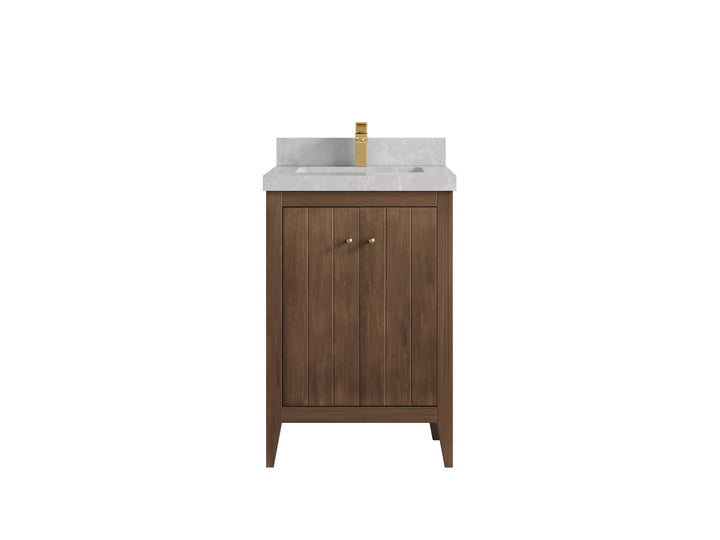 Atlanta Teak Wood 24 in. W x 22 in. D Single Sink Bathroom Vanity - photo 31