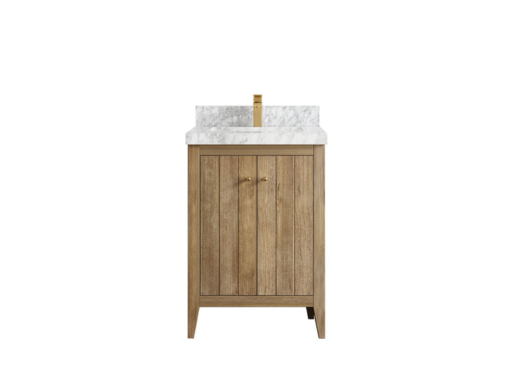Atlanta Teak Wood 24 in. W x 22 in. D Single Sink Bathroom Vanity - photo 6