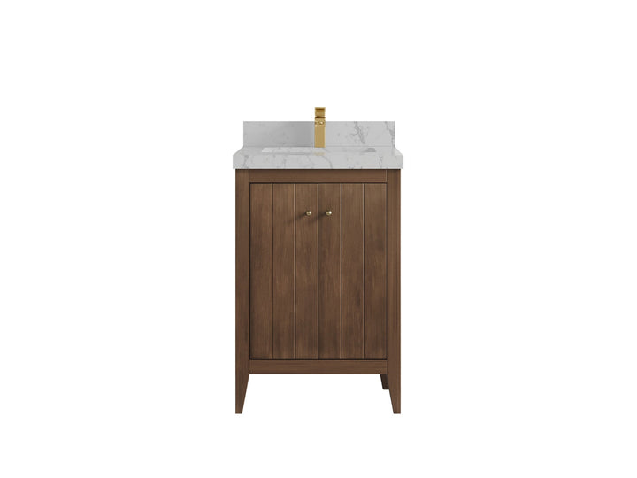 Atlanta Teak Wood 24 in. W x 22 in. D Single Sink Bathroom Vanity - photo 43