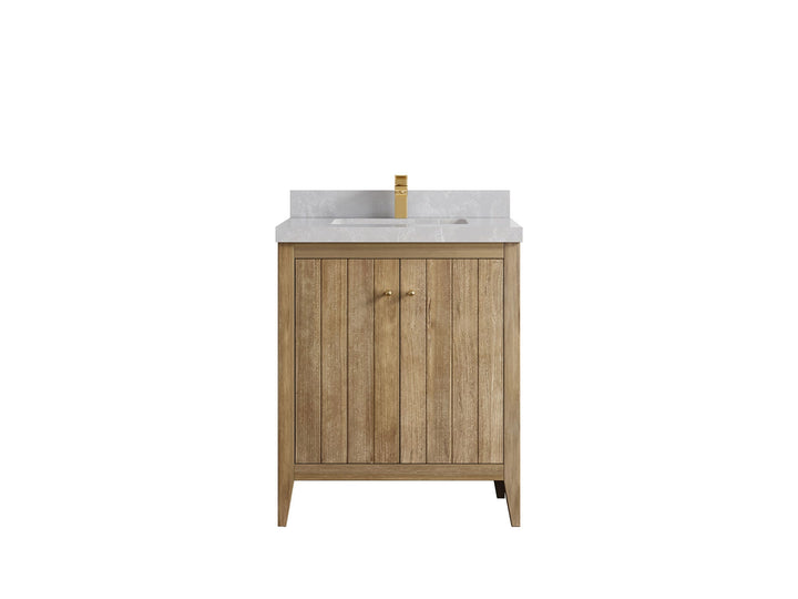 Atlanta Teak Wood 30 in. W x 22 in. D Single Sink Bathroom Vanity - photo 31