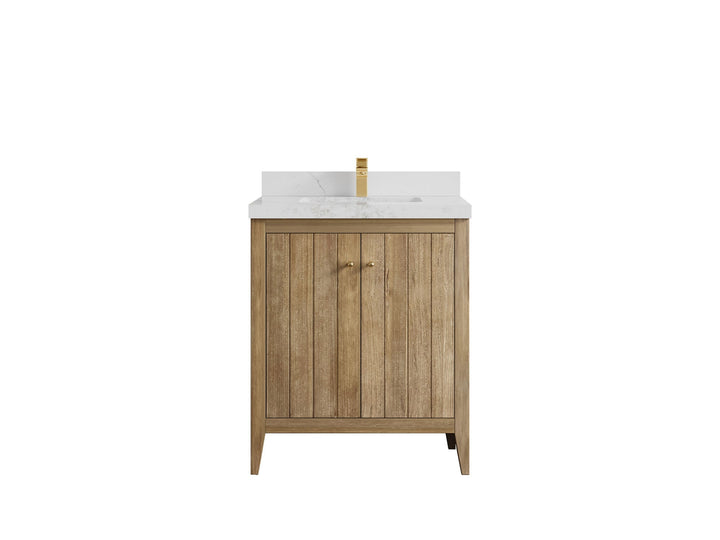 Atlanta Teak Wood 30 in. W x 22 in. D Single Sink Bathroom Vanity - photo 19