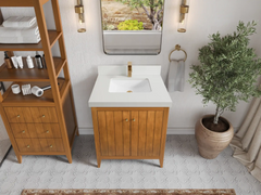 Atlanta Teak Wood 30 in. W x 22 in. D Single Sink Bathroom Vanity - photo 39